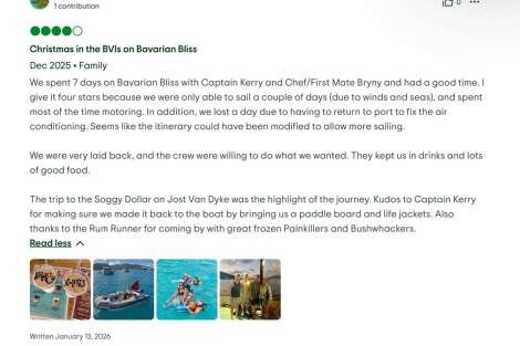 Review img # 14 of the yacht Bavarian Bliss