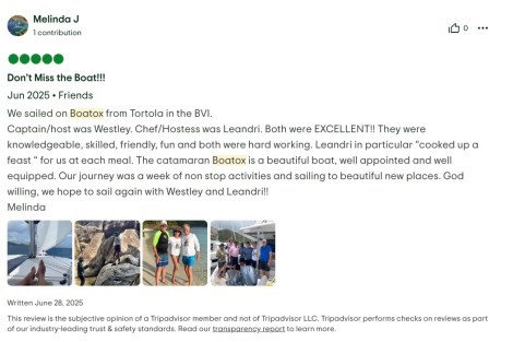 Review img # 26 of the yacht Boatox