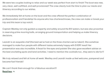 Review img # 30 of the yacht Boatox