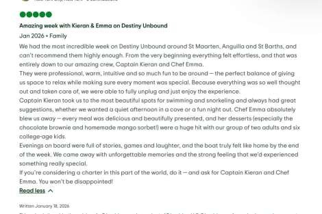 Review img # 15 of the yacht Destiny Unbound