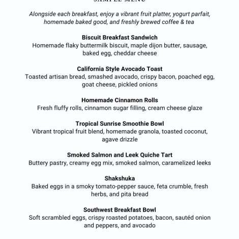 Food onboard ELYSIAN # 1