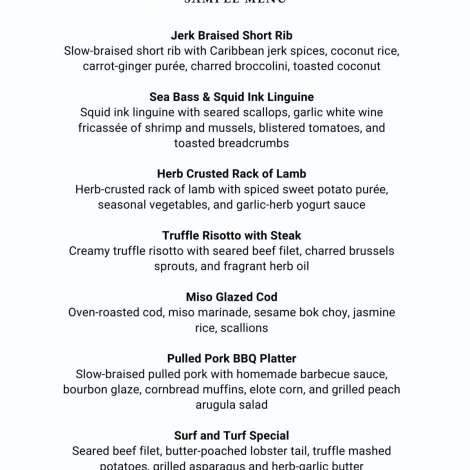 Food onboard ELYSIAN # 4