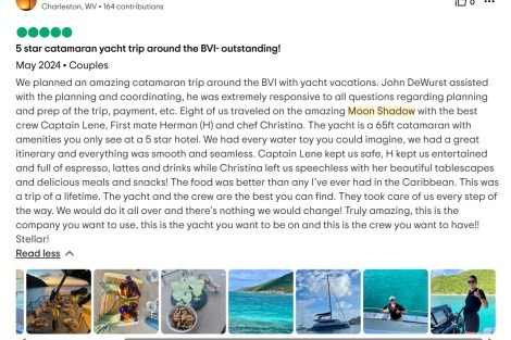 Review img # 36 of the yacht Moon Shadow