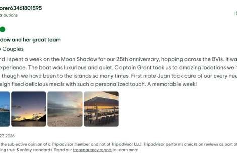 Review img # 1 of the yacht Moon Shadow