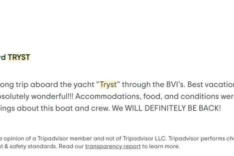 Review img # 31 of the yacht Tryst