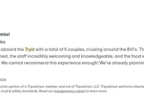 Review img # 32 of the yacht Tryst