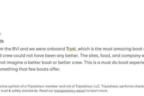 Review img # 36 of the yacht Tryst