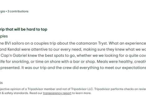 Review img # 9 of the yacht Tryst